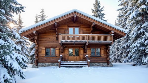 Chalets bois robustes livrés montés : un habitat en kit rapide et confortable